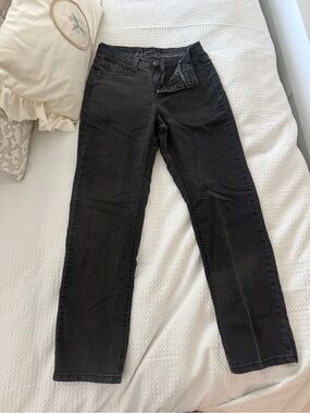 Lee platinum Black Short cut Straight Leg Women's Jeans